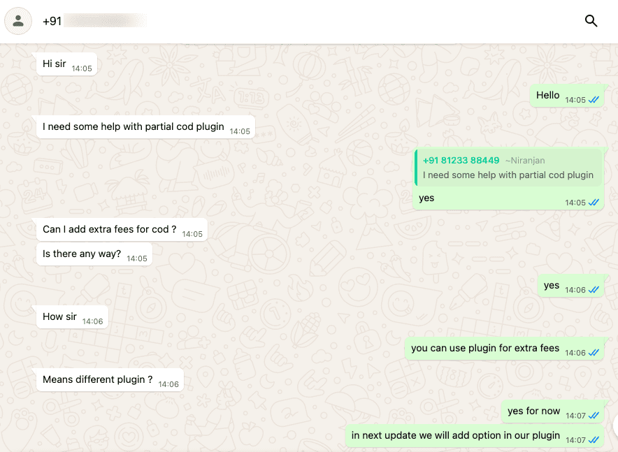 Partial COD Extra Fees and TAX Support